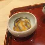 勢麟 - 赤海鼠(ナマコ)(静岡県浜松市舞阪漁港産)とコノワタの友和え