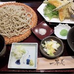 一翠庵 - 手打ち野菜天せいろ