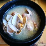 恵美須商店 - アサリの味噌汁