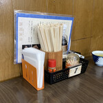 角屋食堂 - 卓上