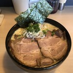 煮干しらぁめん 猫トラ亭 - 卵とじラーメン+肉1枚