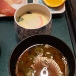 清寿司分家 - 味噌汁・茶碗蒸し・デザート