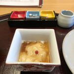 天麩羅 四季彩 村松 - 湯葉と穴子の甘酢餡