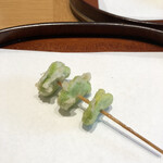 天麩羅 四季彩 村松 - ホクホクの空豆