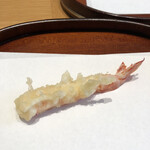 天麩羅 四季彩 村松 - 2度目のさいまき海老。甘味が強い！