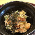 天麩羅 四季彩 村松 - 天茶にはお茶出汁。香りふくよかに