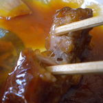 中華新楽 - 箸で割れるほど柔らかい酢豚。