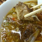 ラーメン ミンミン - 排骨はカリッと！叉焼はホロッと！