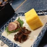屋形船 あみ幸 - 佃煮、玉子焼き、鴨のハム
