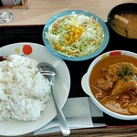 松屋 - マッサマンカレー生野菜セット