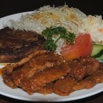 グリルくいしん坊 - お皿に盛りつけるとこんな感じ♥