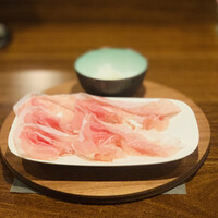 リストランテ ハナタニ - ②【前菜2：ペルシュウ定食】
                  ★ 24ケ月熟成ボンダボン生ハム（国産パルマ）+ご飯 の手巻き寿司？
