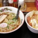 升亭 - ラーメン、煮カツ丼セット