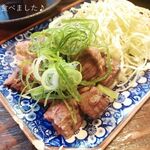 ざぶとん - 200円メニューの牛サイコロステーキ！！！