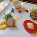 手打ち蕎麦とフレンチの やな木 - ＜2012年9月＞アミューズ盛り合わせ