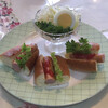 Adoribu - モーニングセットのホットドッグとサラダ