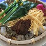 貝増商店 - "蛤の志ぐれ煮" の蒸し寿司 二回目