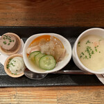 きんぼし - 季節の3点盛り（コース内）評価＝○