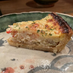 きんぼし - カニとホタテのキッシュ（コース内）評価＝○