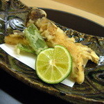 萬み高橋 - 天ぷら　松茸　ピーマン