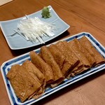 東屋 - 裏メニューのおあげのツマミ