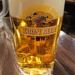 Raamen Gantetsu - 生ビール