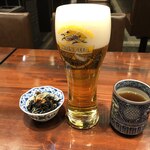 Tanya Zenjirou - たんや 善治郎 牛たん通り店　「生ビール(大)」780円(税別⇒858円)