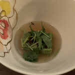 らんぷ亭 - ミツバのコンソメ