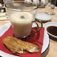 銀座夜市 - カリフラワーのポタージュ　油条つき