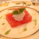 レストラン アラジン - Aug, 2012 グレープフルーツのカンパリ風味テリーヌ