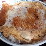 葉隠 - カツ丼　アップ