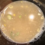 中華蕎麦 とみ田 - スープ割