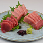 Assorted Indian tuna sashimi