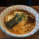 自家製麺 カミカゼ - 醤油焦がしネギラーメン