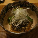 恵比寿　くろいわ - 鰻の印籠煮と田中唐辛子