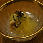 恵比寿　くろいわ - 賀茂茄子とそうめんカボチャと生麩