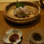 恵比寿　くろいわ - お造り　国産鱧とぐじとホタテ