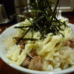 麺舎 ヒゲイヌ - これがヘタめし