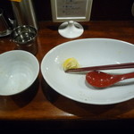 麺舎 ヒゲイヌ - 完食です！