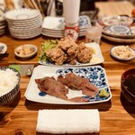 Taishuu Sakaba Choujirou - 【2021年２月28日】『肉寿司』と『から揚げ定食』。