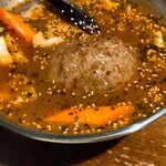 アジアンスープカリー べす - 2021/2  BIGハンバーグカリー4番