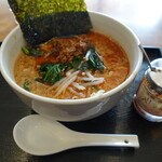 Chiyuukaen - 坦々麺(780円)海苔のふたをオープン