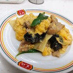 餃子の王将 - 肉と玉子の煎りツケ(ジャストサイズ)