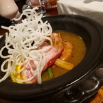 Ioarisuibushiya - 自家製ベーコンのスープカレー＋ソーセージ