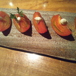 創作和食と美酒 うのさと - フルーツトマト＋チーズ