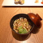 NOBU TOKYO - なめこの赤出汁