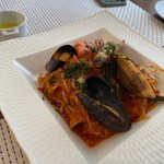 ビストロ ダイア - 海の幸のペスカトーレパスタ