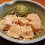 Ichioshiya Dengorou - 京風わらび餅、抹茶アイス