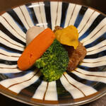 紀伊乃国屋　別亭 - 牛バラ鍬焼き いとこ餡