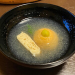 紀伊乃国屋　別亭 - 鮟肝真丈　蕪すり流し